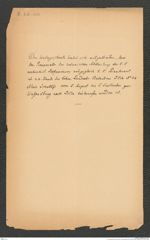 k.k. naturhistorisches Hofmuseum, Intendanzakten 1885-1896 (Hauer), Aktenzahl Z.321/1887, Seite 1
